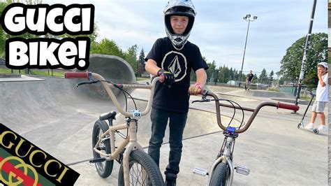 gucci bmx bike|I Got a Gucci Bike! *NEW BIKE!* .